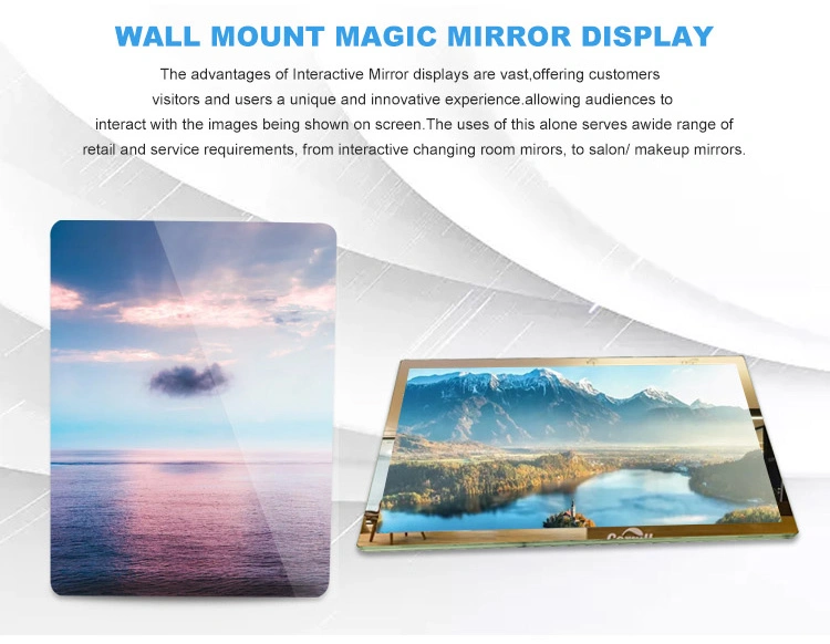 32 Inch Optical Glass Magic Mirror Glass for Mirror Display TV Screen