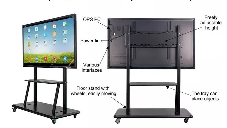 110 Inch Capacitance Smart Meeting School Interactive Whiteboard