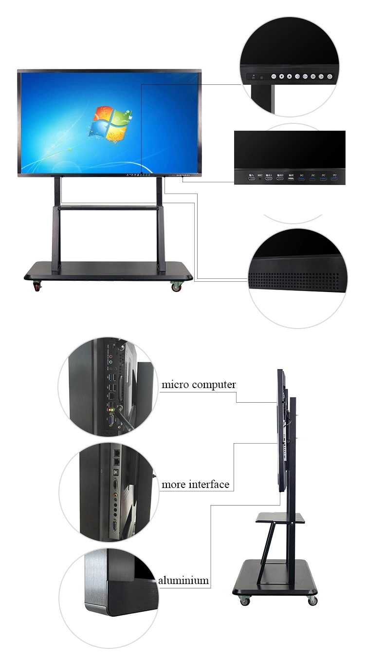 65 75 86 98 Inches Factory Price Interactive Digital Whiteboard